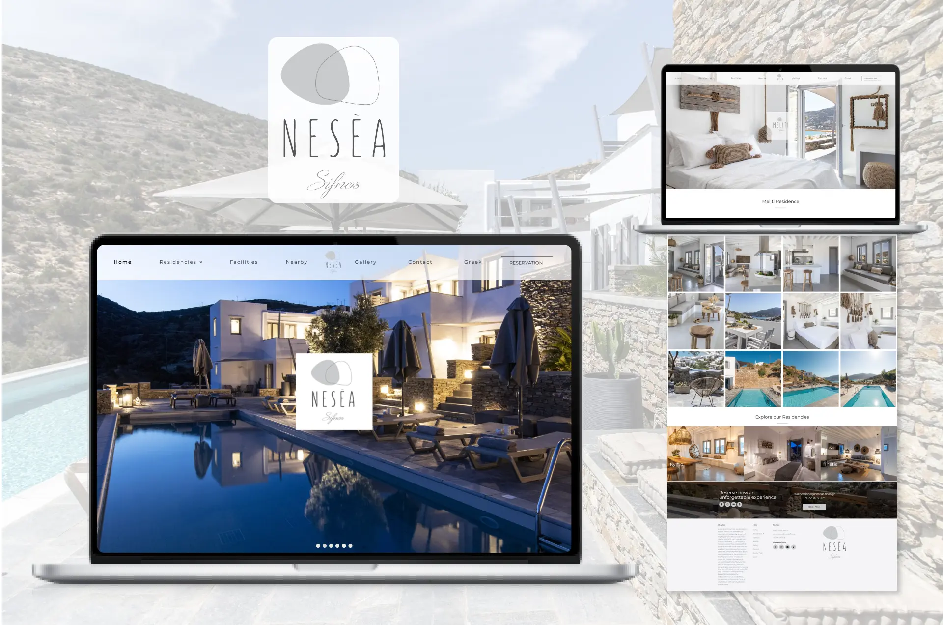 Nesea sifnos website